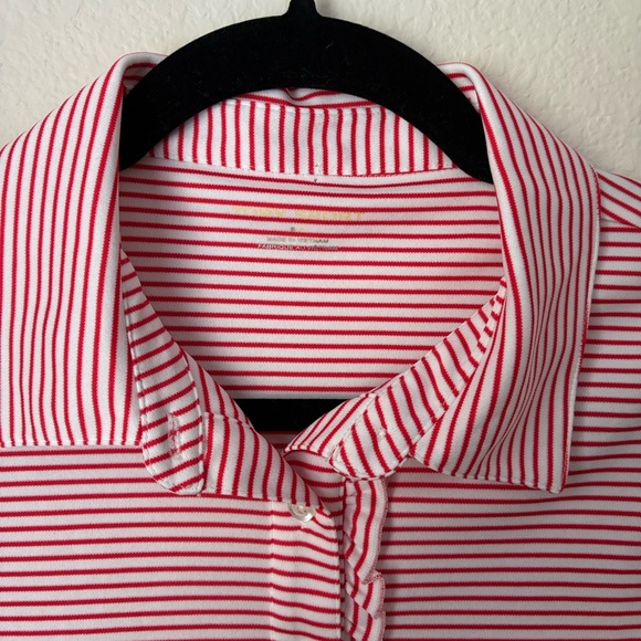 Tory Burch red Sleeveless Fitted Polo Tank - Picture 2 of 6